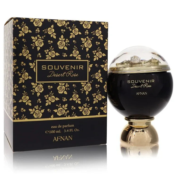 An image displaying Souvenir Desert Rose by Afnan Eau De Parfum Spray 3.4 oz for Women by Afnan
