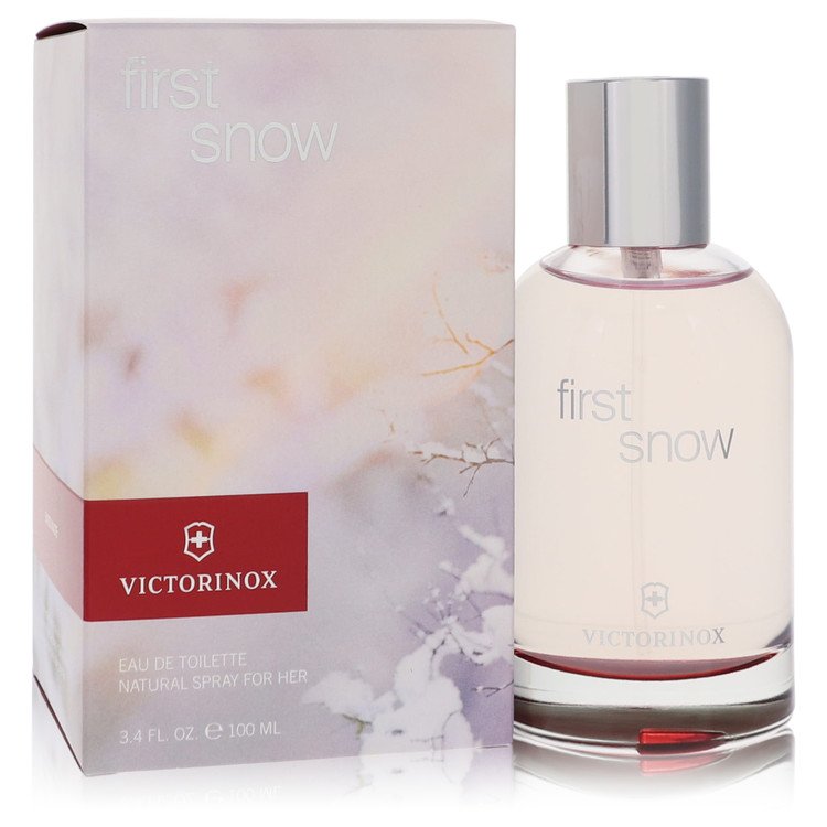 An image displaying Swiss Army First Snow by Victorinox Eau De Toilette Spray 3.4 oz for Women by Victorinox