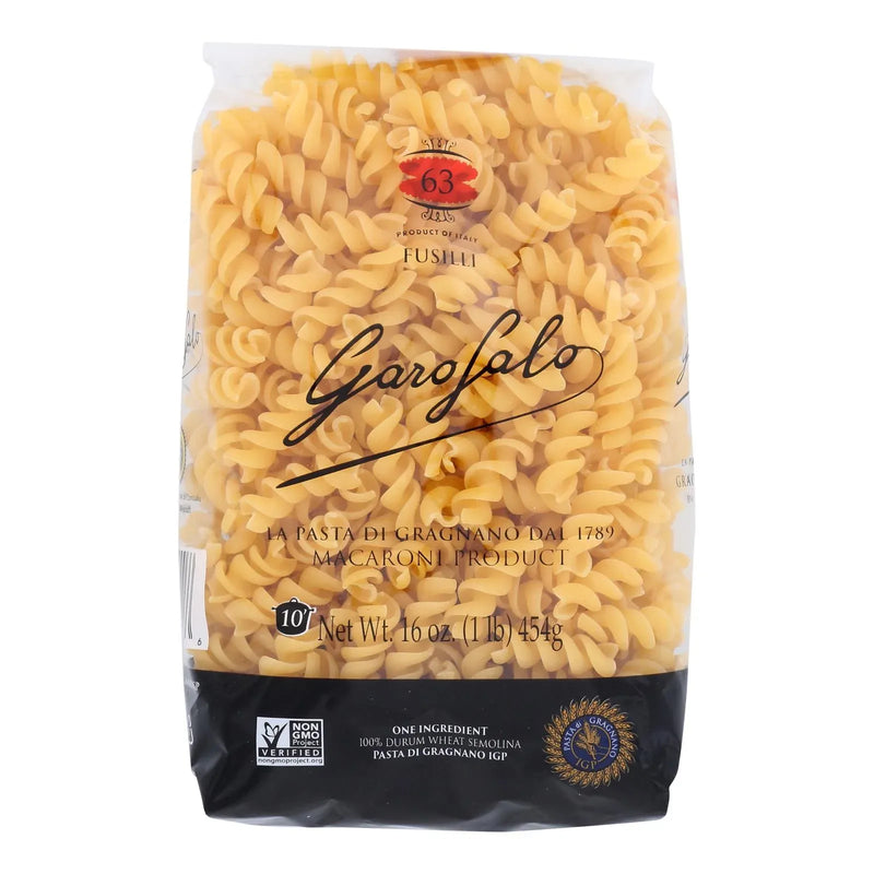 An image displaying Garofalo 100% Durum Wheat Semolina Macaroni Product - Case Of 12 - 16 Ounce by Garofalo