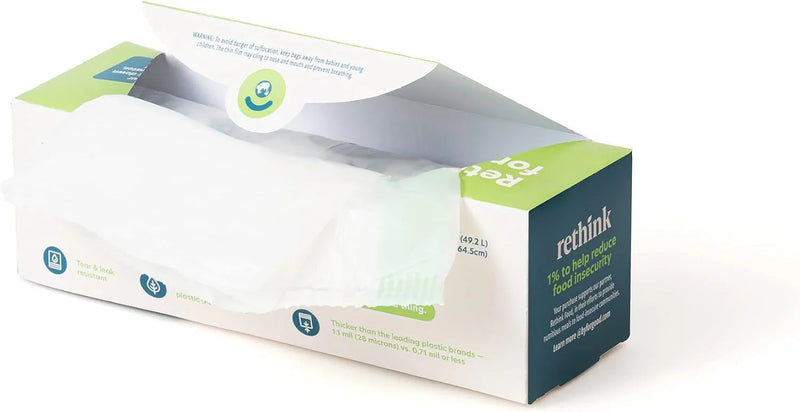 For Good - Tall Kitchen Drawstring Bags - Case Of 6-15 Count