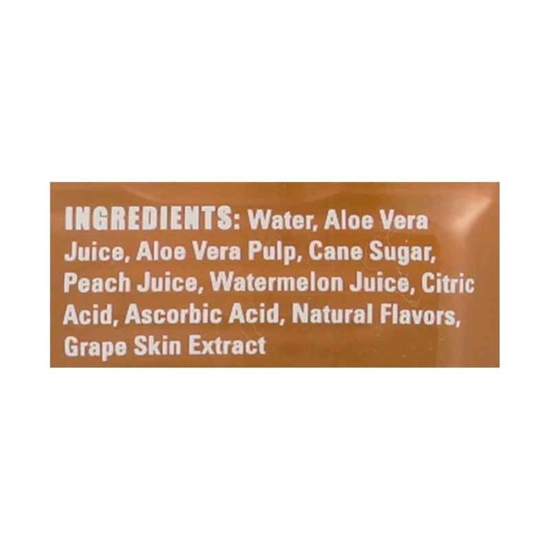 Alo Original Comfort Aloe Vera Juice Drink - Watermelon And Peach - Case Of 12 - 16.9 Fl Oz. - Orca Market