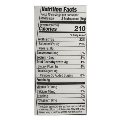 An image displaying Mighty Sesame Company - Tahini Organic Fine Sesame - Case Of 8 - 10.9 Oz by Mighty Sesame Company