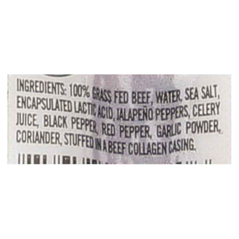 Chomps Beef Sticks - Hoppin Jalapeno - Case Of 24 - 1.15 Oz - Orca Market