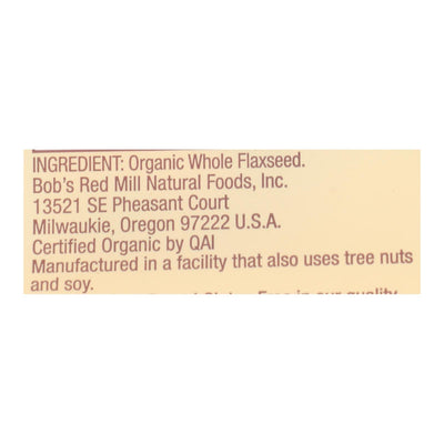 Bob's Red Mill - Flaxseed Brown - Case Of 4-13 Oz - Orca Market