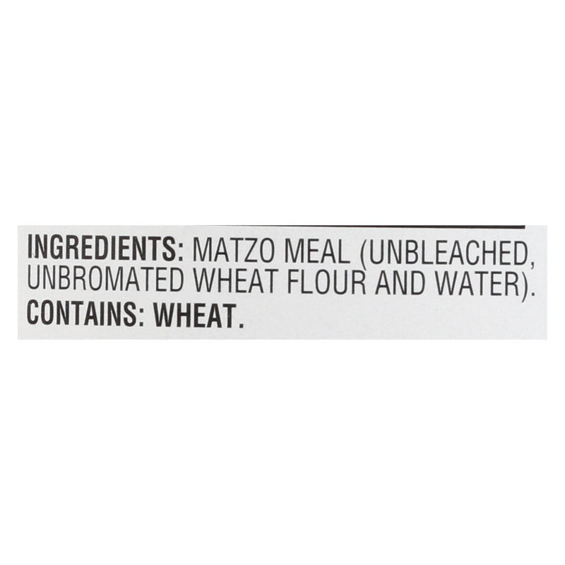 An image displaying Manischewitz - Matzo Meal - Case Of 12 - 16 Oz. by Manischewitz