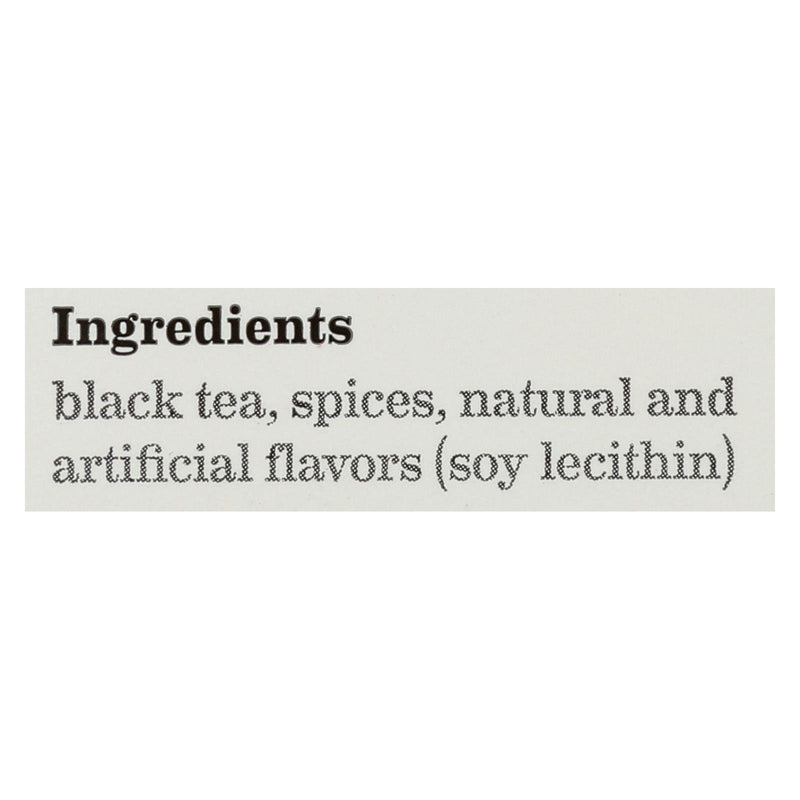 Bigelow Tea Tea - Chai Vanilla - Case Of 6 - 20 Bag - Orca Market