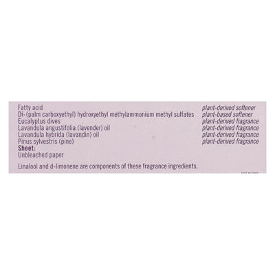 Seventh Generation - Fabric Softener Sheets Eucalyptus & Lavender - Case Of 4-80 Ct - Orca Market