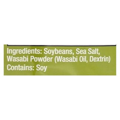 An image displaying Seapoint Farms Dry Roasted Edamame - Spicy Wasabi - Case Of 12 - 3.5 Ounce by Seapoint Farms