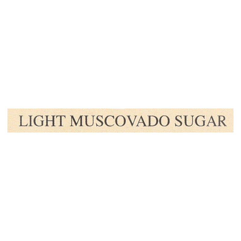 India Tree Gourmet Spices & Specialties Light Muscovado Sugar  - Case Of 6 - 16 Ounce