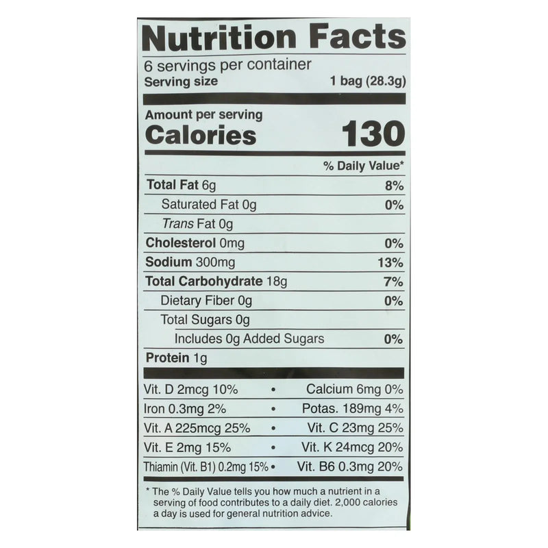 An image displaying Good Health Veggie Straws - Sea Salt - Case Of 8 - 1 Ounce by Good Health