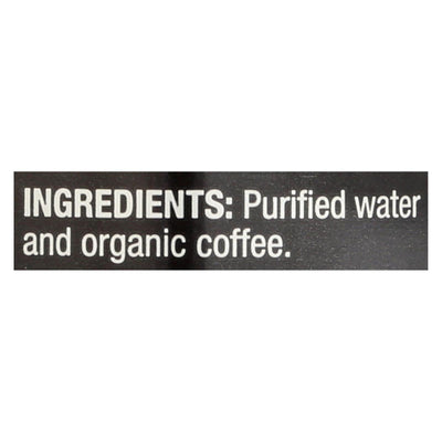 Rise Brewing Co - Cld Brew Coffee Org Black - Case Of 12 - 7 Fz - Orca Market