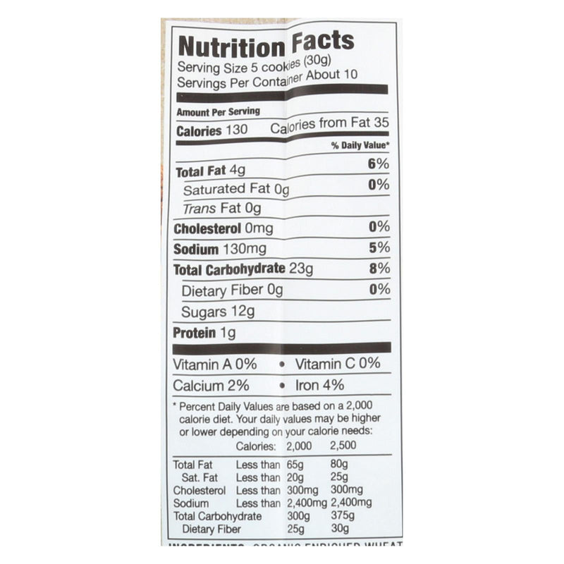Midel Cookies - Ginger Snaps - Case Of 8 - 10 Ounce