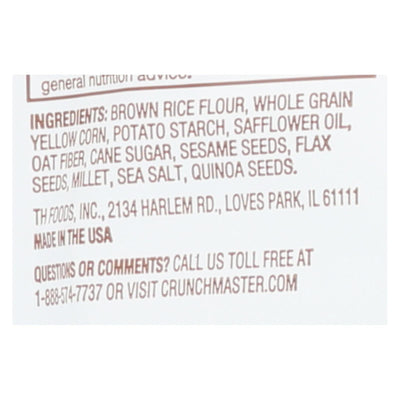 Crunchmaster - Multi Grain Cracker Sea Salt - Case Of 12 - 4 Oz - Orca Market