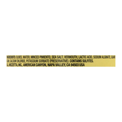 Mezzetta Imported Spanish Queen Martini Olives In Dry Vermouth - Case Of 6 - 10 Ounce