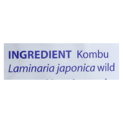 Eden Foods Kombu - Sea Vegetable - Wild Hand Harvested - 2.1 Oz - Case Of 6 - Orca Market