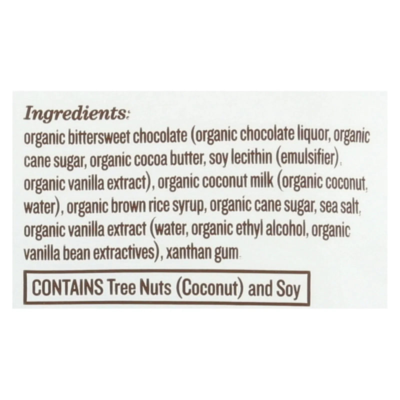 Cocomel - Carmel Bite - Organic - Vanilla - Case Of 6 - 3.5 Ounce