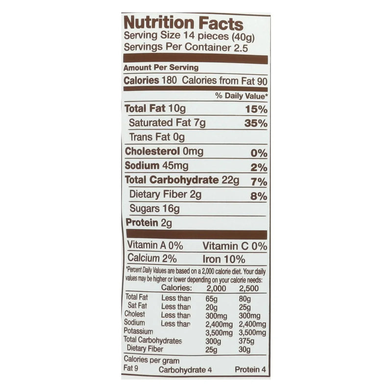 Cocomel - Carmel Bite - Organic - Vanilla - Case Of 6 - 3.5 Ounce