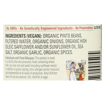 Amy's - Organic Traditional Refried Beans - Case Of 12 - 15.4 Oz. - Orca Market