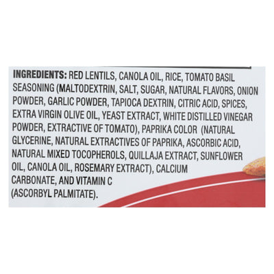 Calbee Snapea Crisp - Lentil Snaps - Tomato Basil - Case Of 12 - 3 Oz - Orca Market