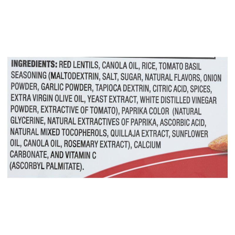 Calbee Snapea Crisp - Lentil Snaps - Tomato Basil - Case Of 12 - 3 Oz - Orca Market