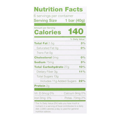 An image displaying Nature's Bakery - Oatmeal Crumble Apple - Case Of 6 - 8.46 Ounce by Nature's Bakery