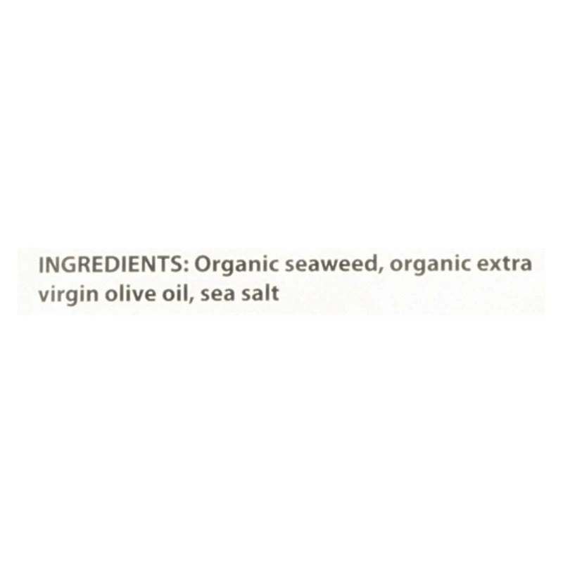 An image displaying Seasnax Organic Premium Roasted Seaweed Snack - Original - Case Of 4 - 2.16 Ounce by Seasnax