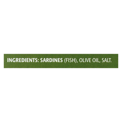 Season Skinless & Boneless Sardines In Pure Olive Oil  - Case Of 12 - 3.75 Ounce