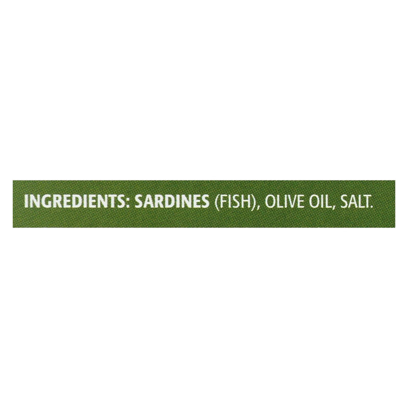 Season Skinless & Boneless Sardines In Pure Olive Oil  - Case Of 12 - 3.75 Ounce