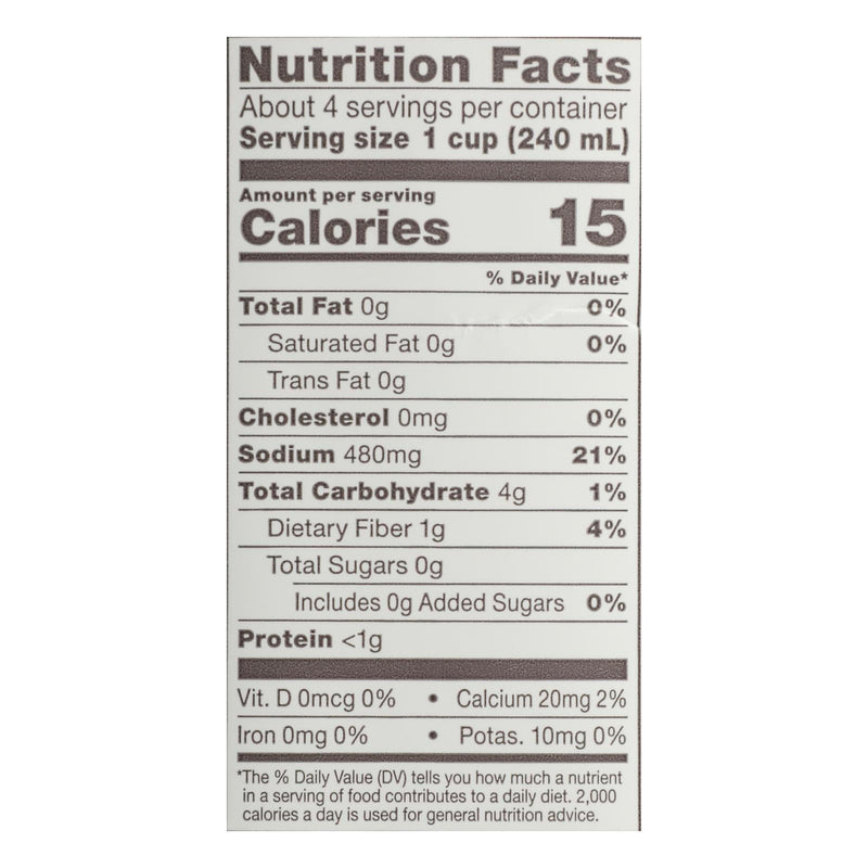 Bonafide Provisions - Broth Vegetable - Case Of 6-32 Oz - Orca Market