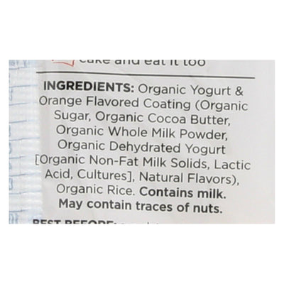 Element Organic Dipped Rice Cakes - Vanilla Orange - Case Of 6 - 3.5 Oz - Orca Market