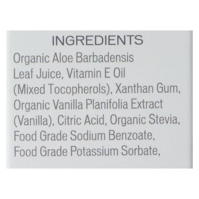 Aloe Cadabra Natural Organic Personal Lubricant - Tahitian Vanilla - 2.5 Ounce