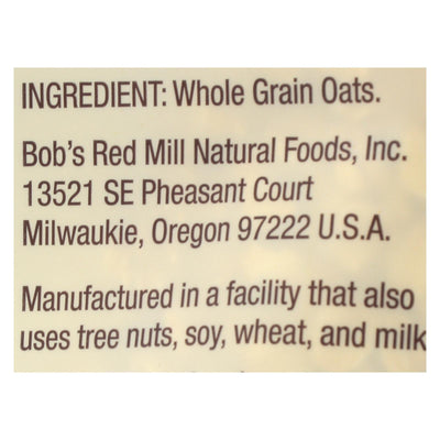 Bob's Red Mill - Rolled Oats - Extra Thick - Case Of 4-32 Oz. - Orca Market