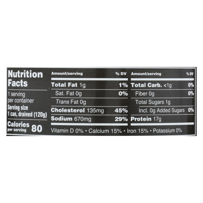 Crown Prince Crab Meat - Fancy White Lump - Case Of 12 - 6 Ounce