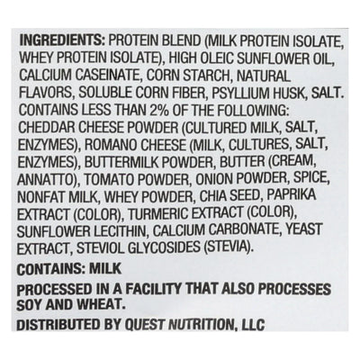 An image displaying Quest® Nacho Cheese Tortilla Style Protein Chips, Nacho Cheese - Case Of 8 - 1.1 Ounce by Quest