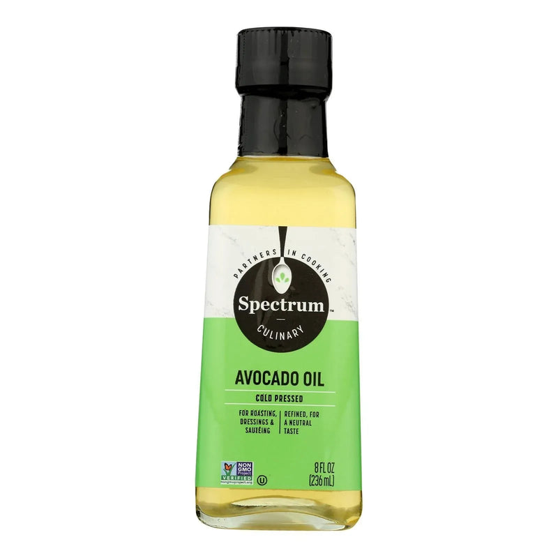 An image displaying Spectrum Naturals Avocado Oil - Refined - 8 Ounce - Case Of 6 by Spectrum Naturals