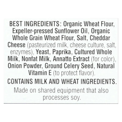 An image displaying Annie's Homegrown - Cracker Chedder Sqrs - Case Of 12-7.5 Ounce by Annie's Homegrown