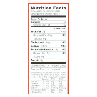 An image displaying Annie's Homegrown - Cracker Chedder Sqrs - Case Of 12-7.5 Ounce by Annie's Homegrown