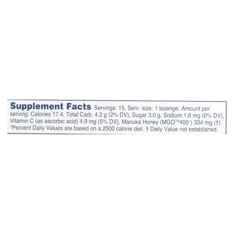 An image displaying Manuka Health - Lozenges Honey Mgo 400+lem Ginger - 1 Each 1-15 Count by Manuka Health