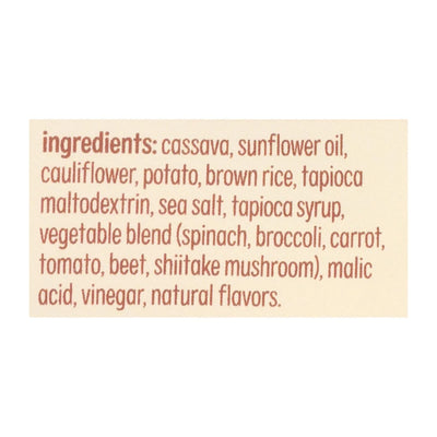 An image displaying From The Ground Up Salt & Vinegar Cauliflower Chips - Case Of 12 - 3.5 Ounce by From The Ground Up