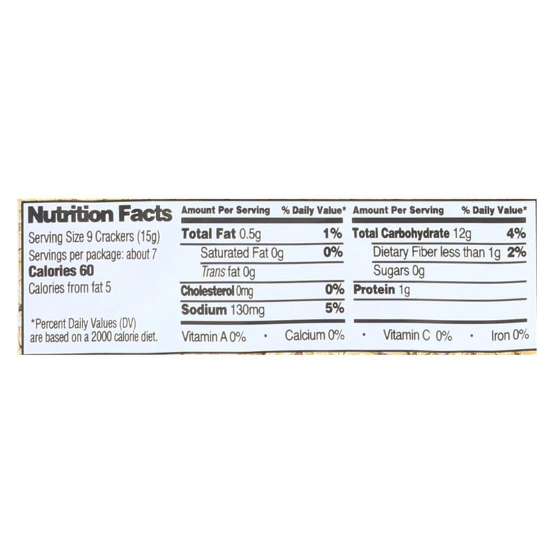 Edward And Sons Brown Rice Snaps - Tamari Sesame - Case Of 12 - 3.5 Oz. - Orca Market