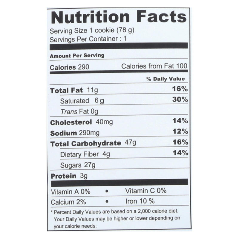 Wow Baking Cookie - Oregon Oatmeal - Case Of 12 - 2.75 Oz. - Orca Market