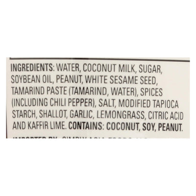 Thai Kitchen Peanut Satay Sauce - Case Of 12 - 8 Ounce