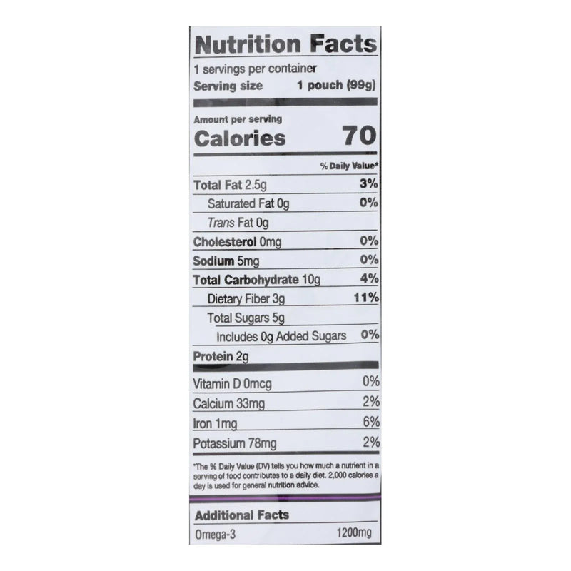 An image displaying Mamma Chia Squeeze Vitality Snack - Blackberry Bliss - Case Of 16 - 3.5 Ounce by Mamma Chia