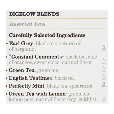 Bigelow Tea Assorted Tea - 6 Variety - Case Of 6 - 18 Bag - Orca Market