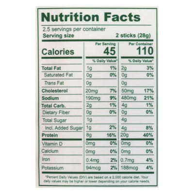 The New Primal Snack Mates Turkey Sticks  - Case Of 8 - 2.5 Ounce
