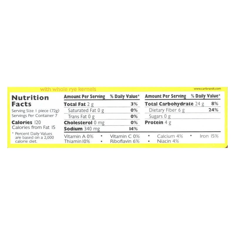 An image displaying Mestemacher Bread Bread - Three Grain - 17.6 Ounce - Case Of 12 by Mestemacher Bread