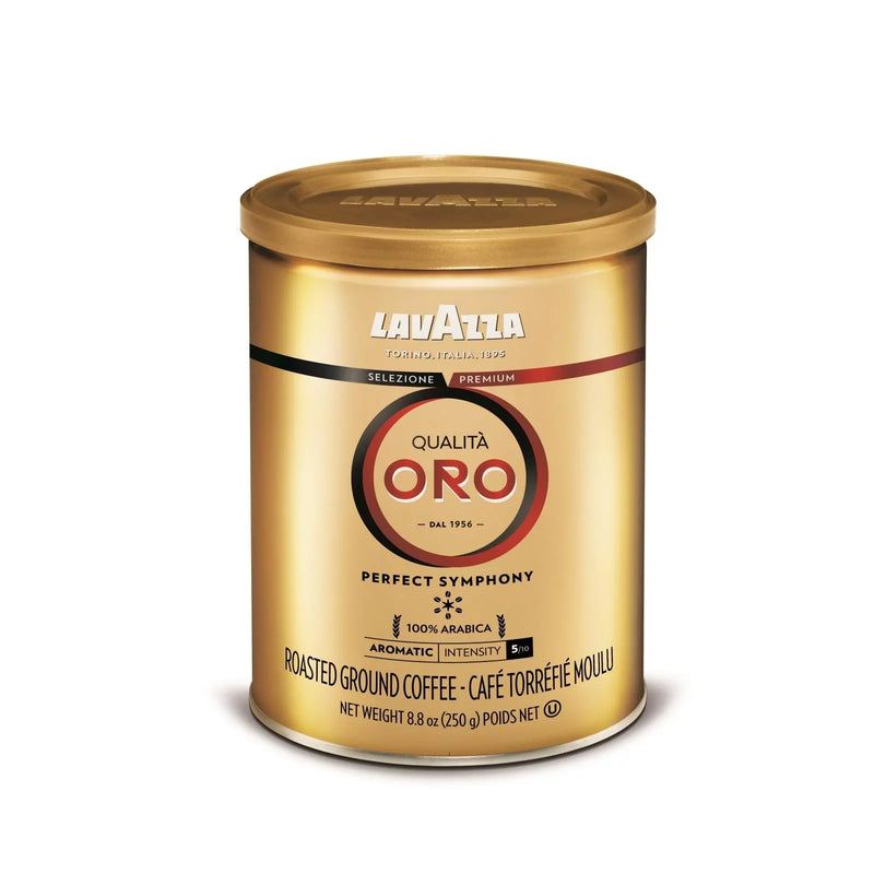 Lavazza Ground Coffee - Qualita Oro Canned - Case Of 12 - 8.8 Ounce