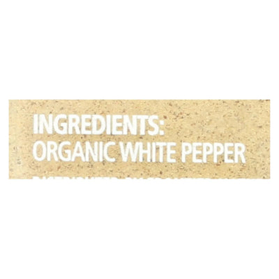 An image displaying Simply Organic White Pepper - Case Of 6 - 2.86 Oz. by Simply Organic