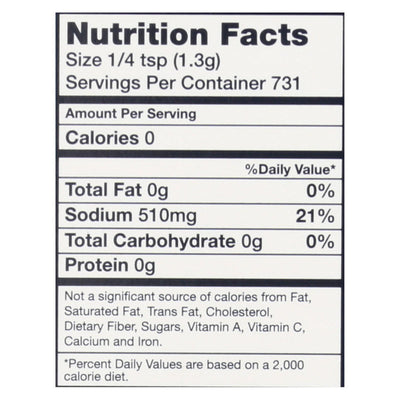 An image displaying La Baleine Sea Salt - Kosher Sea Salt - Case Of 9-33.5 Oz by La Baleine Sea Salt