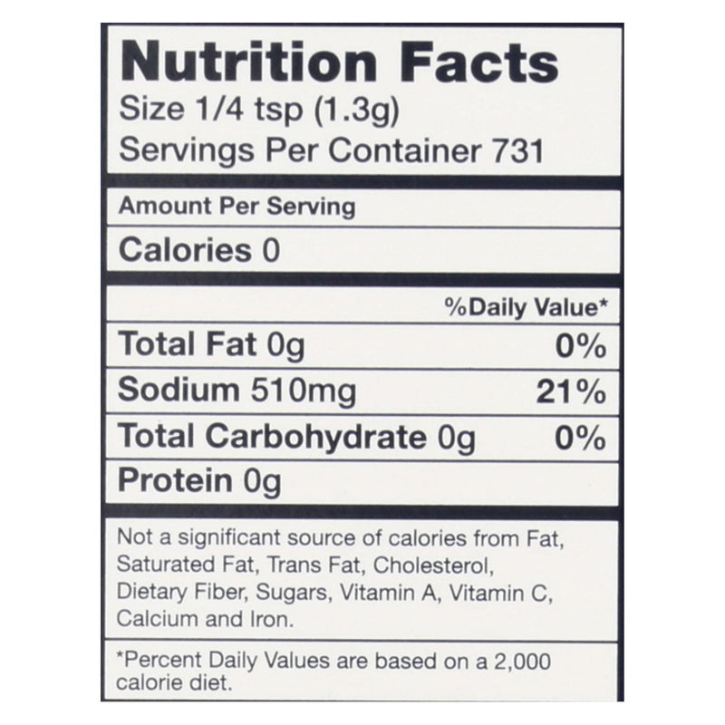 An image displaying La Baleine Sea Salt - Kosher Sea Salt - Case Of 9-33.5 Oz by La Baleine Sea Salt